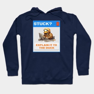 Stuck explain it to the duck Hoodie